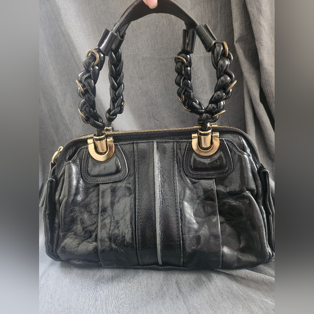 Chloé Heloise Vintage Satchel Handbag - Picture 2 of 12